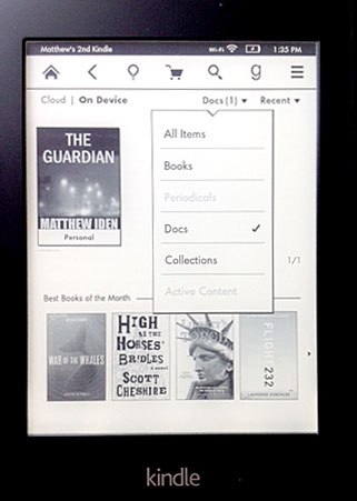 How to organize books on kindle app